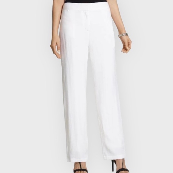 NWT CHICO’S Travelers Lined Luna Trouser Pull on Straight Leg Pants - Picture 2 of 9